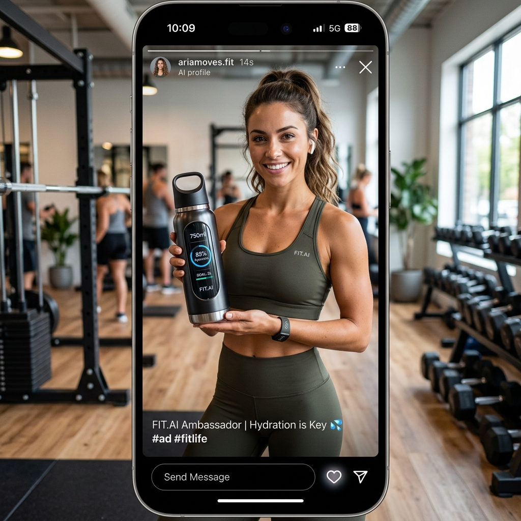 Fitness/Tech AI brand ambassador